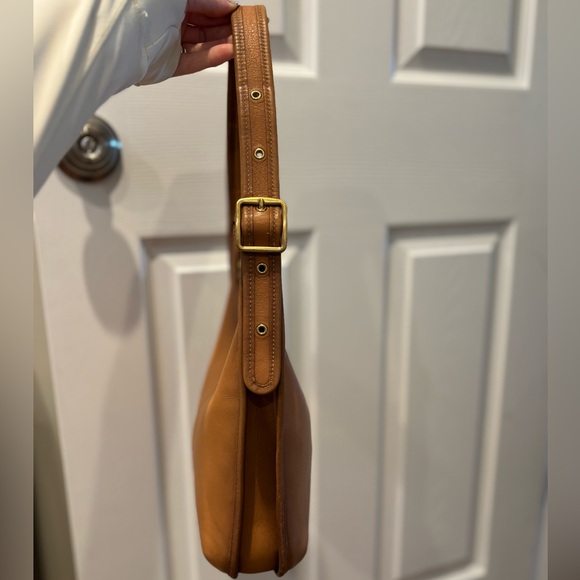 Coach Tan Leather Shoulder Bag - Picture 6 of 11